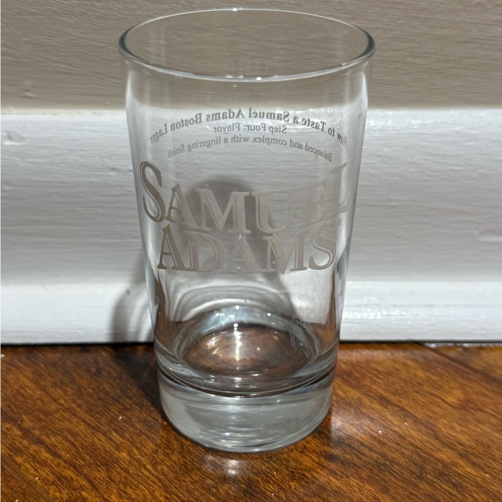 Sam Adams Clear Glass Tumbler, Tasting Glass